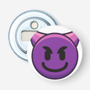 Purple Devil Emoji Bottle Opener