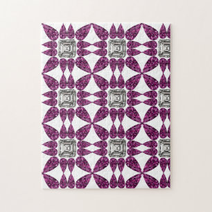 Purple Diamond Jigsaw Puzzle