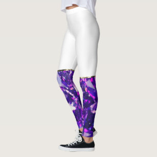 Purple Diamond Leggings