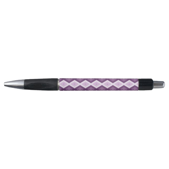 Purple diamond pattern pen (Front)