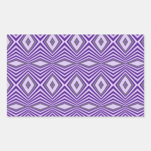 Purple Diamond Stripes Sticker