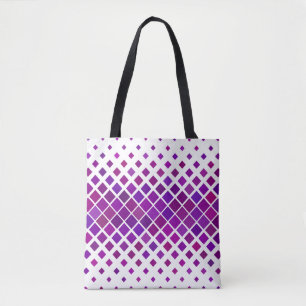 purple diamonds tote bag