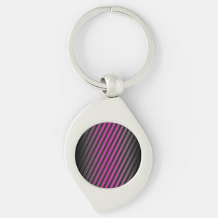Purple Diffuse Lines  Keychain