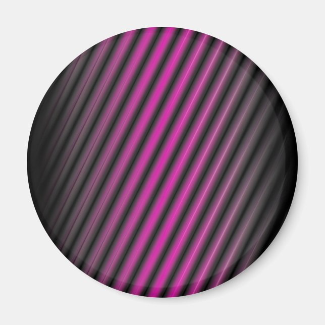Purple Diffuse Lines  Magnet (Front)