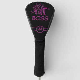 Purple Dino Stegosaurus Spiked  Dinosaur  Golf Head Cover