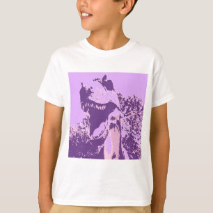 Purple Dinosaur T-Rex T-Shirt