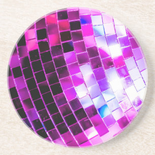 Purple Disco Ball Coaster