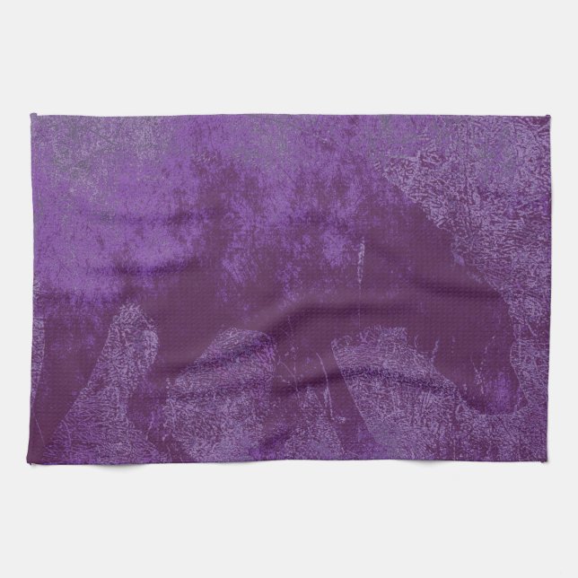 Purple Dog Kitchen Towel (Horizontal)