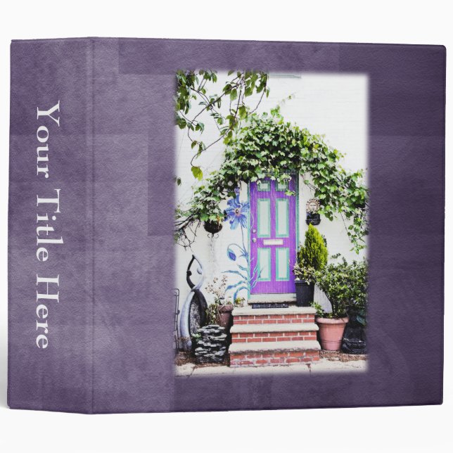 Purple Door Binder (Front/Spine)
