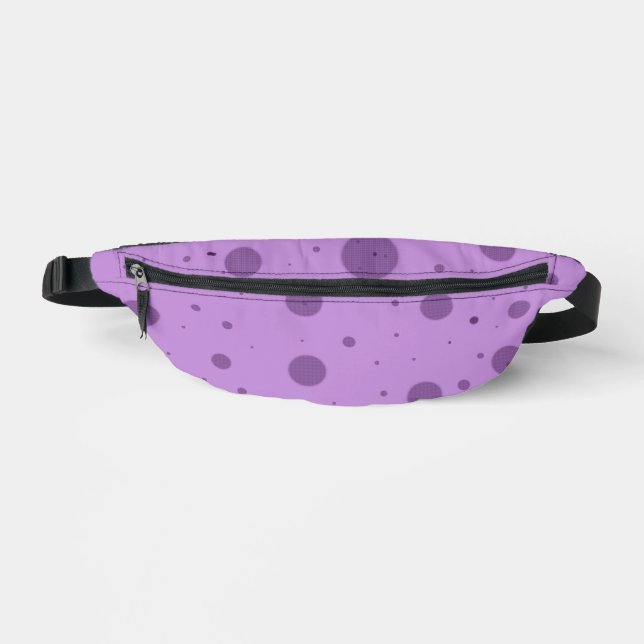Purple Dot Chaos Fanny Pack (Front)