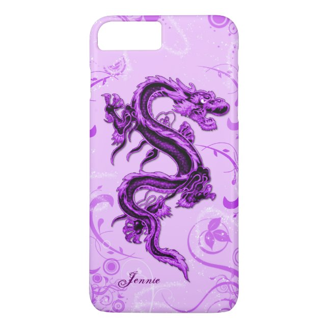 Purple Dragon Custom iPhone 7 Plus Case (Back)