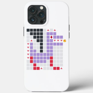 Purple Dragon (Emoji Art) iPhone 13 Pro Max Case