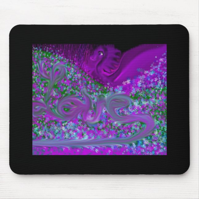 Purple Dragon Friend Mousepad (Front)