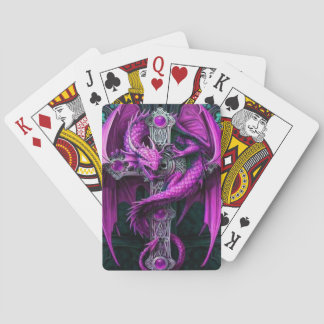 Purple Dragon Playing Cards