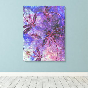 Purple Dragonfly Haze  Canvas Print