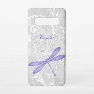Purple Dragonfly Personalize Samsung Galaxy Case