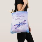 Purple Dragonfly Tote Bags | Unique Gifts