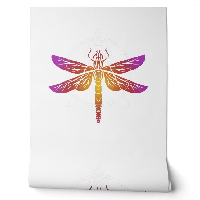 Purple Dragonfly Wallpaper (Unrolling)