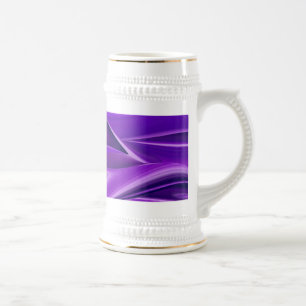 Purple Dream , Abstract Fantasy Rainbow-Art Beer Stein