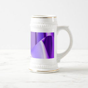 Purple Dream , Abstract Fantasy Rainbow-Art Beer Stein