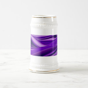 Purple Dream , Abstract Fantasy Rainbow-Art Beer Stein