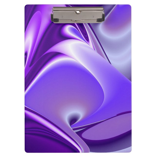 Purple Dream , Abstract Fantasy Rainbow-Art Clipboard (Front)