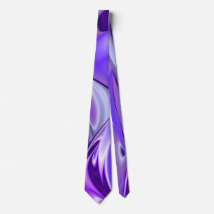 Purple Dream , Abstract Fantasy Rainbow-Art Tie