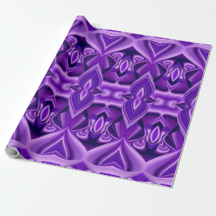 Purple Dream , Abstract Fantasy Rainbow-Art Wrapping Paper
