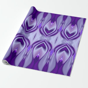 Purple Dream , Abstract Fantasy Rainbow-Art Wrapping Paper