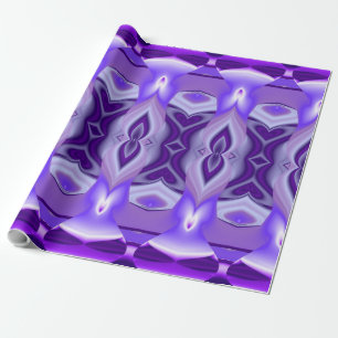 Purple Dream , Abstract Fantasy Rainbow-Art Wrapping Paper