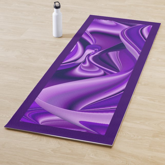 Purple Dream , Abstract Fantasy Rainbow-Art Yoga Mat (In Situ)