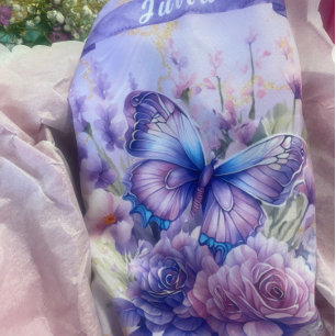 Purple Dream Butterfly  Apron
