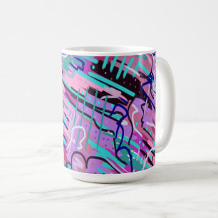 Purple Dream Expressive Abstract Coffee Mug