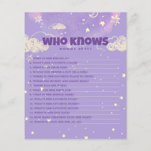 Purple Dream Hello Baby Who Knows Mommy Baby