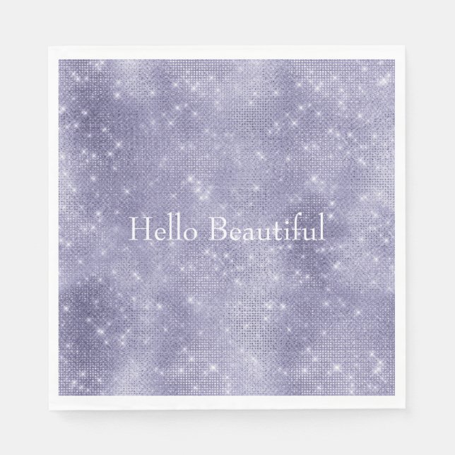 Purple Dream Sparkle Napkin (Front)