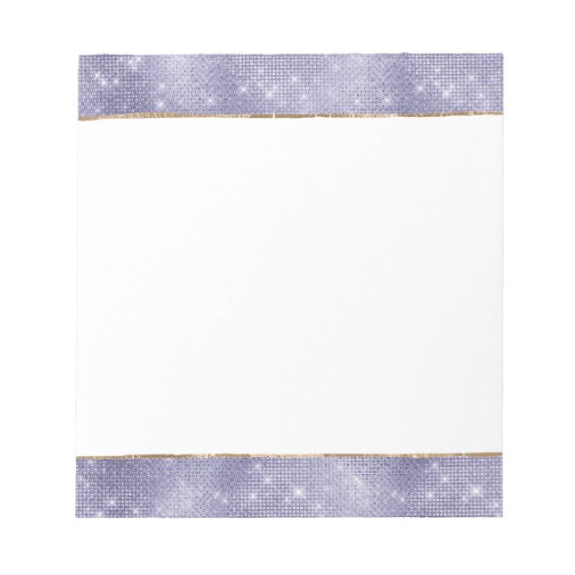 Purple Dream Sparkle Notepad (Front)