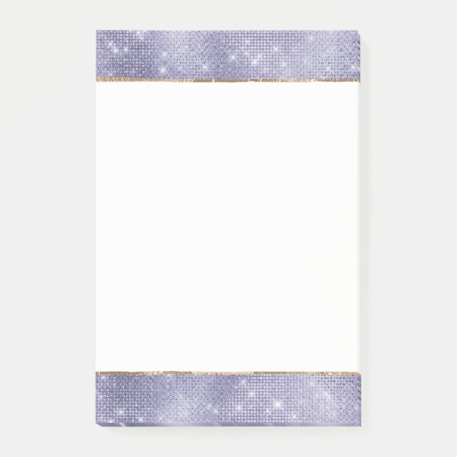Purple Dream Sparkle Post-it Notes (Front)