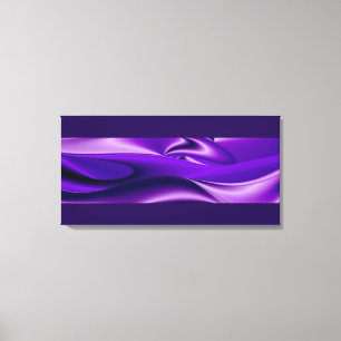 Purple Dreams, Abstract Fantasy Rainbow Art Canvas Print