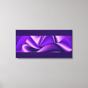 Purple Dreams, Abstract Fantasy Rainbow Art Canvas Print