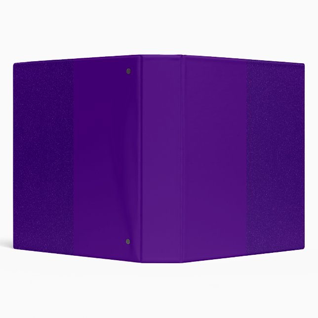 Purple Dual Glitter Sides Binder – Customizable (Background)