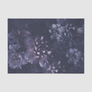 Purple Dutch Floral Tissue Paper
