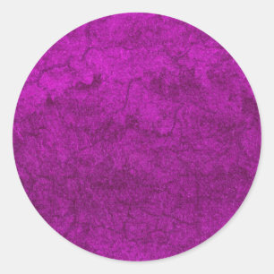Purple Earth Classic Round Sticker