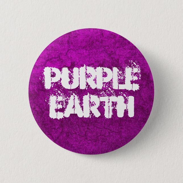 Purple Earth - Template 2 Inch Round Button (Front)