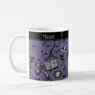 Purple Éffrayant Halloween Kids Mug