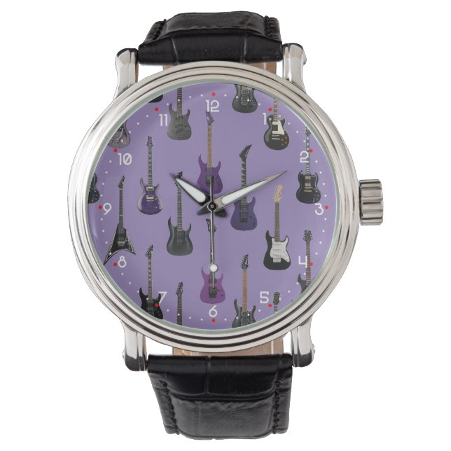 💜 Purple electric guitars Watch (Front)