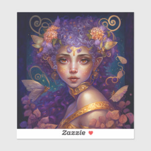 Purple Elf Fairy Fantasy Art