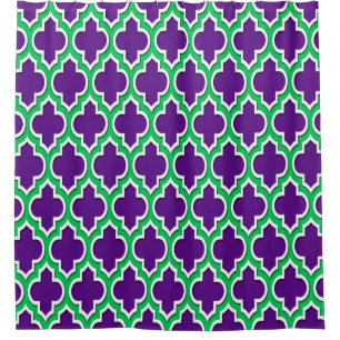 Purple Emerald Green White XL Moroccan #4DS