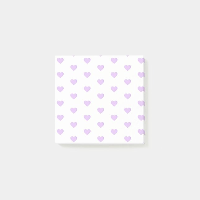 Purple Emoji Hearts Post-it Notes (Front)