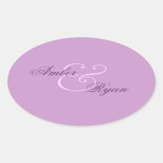 Purple Envelope Seal Wedding