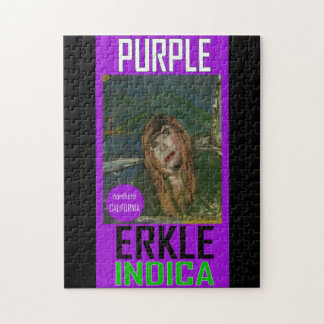 PURPLE ERKLE INDICA JIGSAW PUZZLE